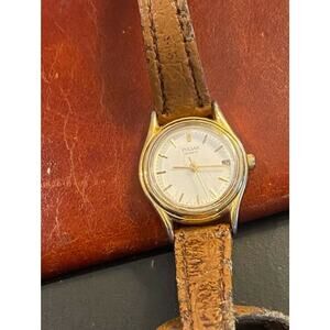 Women's 24mm Gold Tone Pulsar by Seiko Watch, Water Resistant